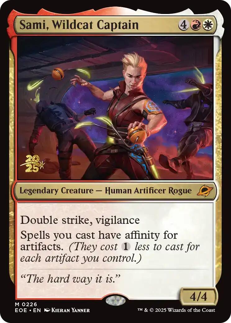 Sami, Wildcat Captain [Edge of Eternities Prerelease Promos] | Good Games Modbury