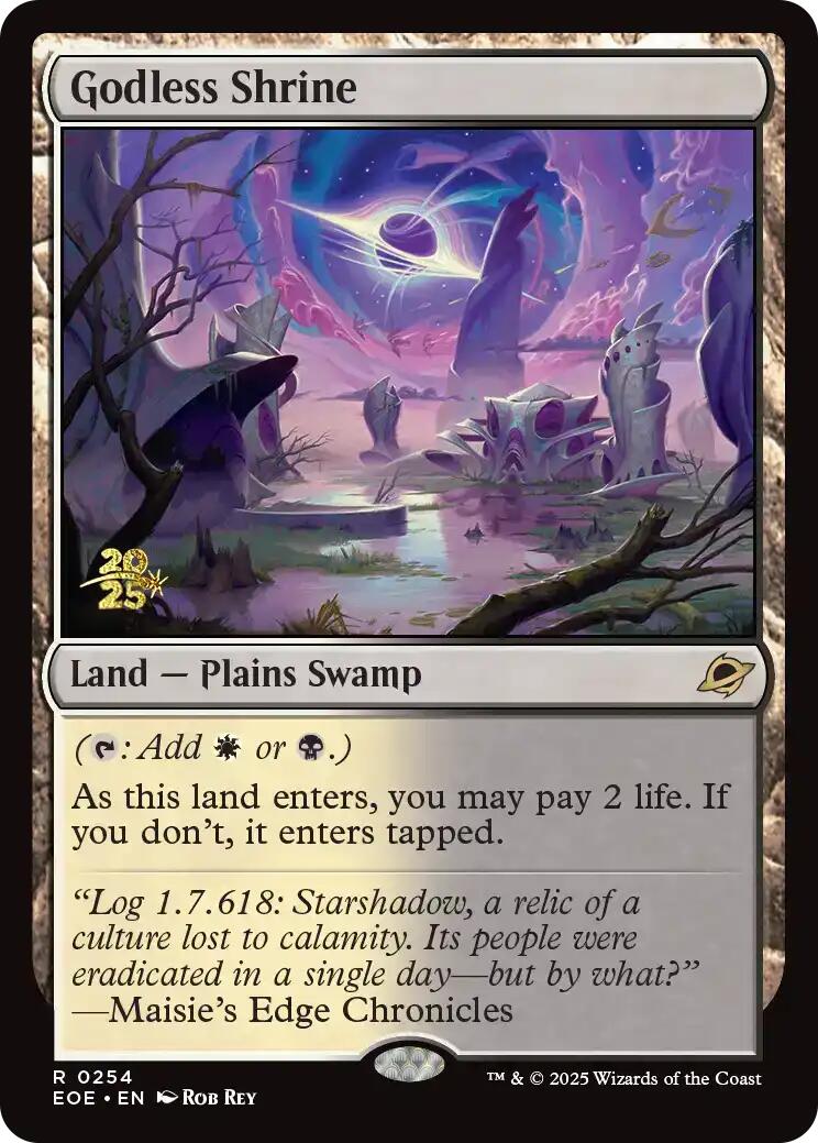 Godless Shrine [Edge of Eternities Prerelease Promos] | Good Games Modbury
