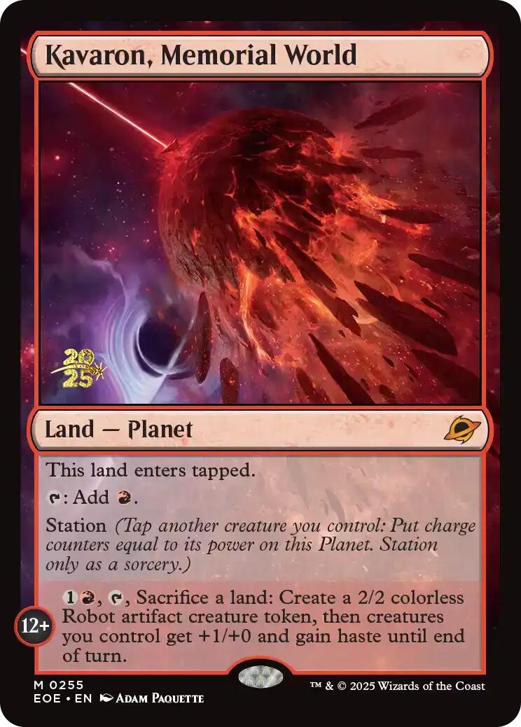 Kavaron, Memorial World [Edge of Eternities Prerelease Promos] | Good Games Modbury