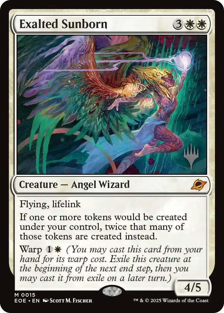 Exalted Sunborn [Edge of Eternities Promo Pack] | Good Games Modbury