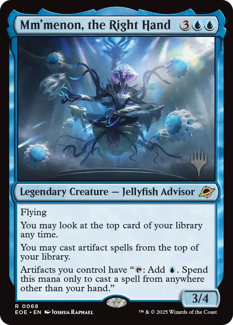 Mm'menon, the Right Hand [Edge of Eternities Promo Pack] | Good Games Modbury
