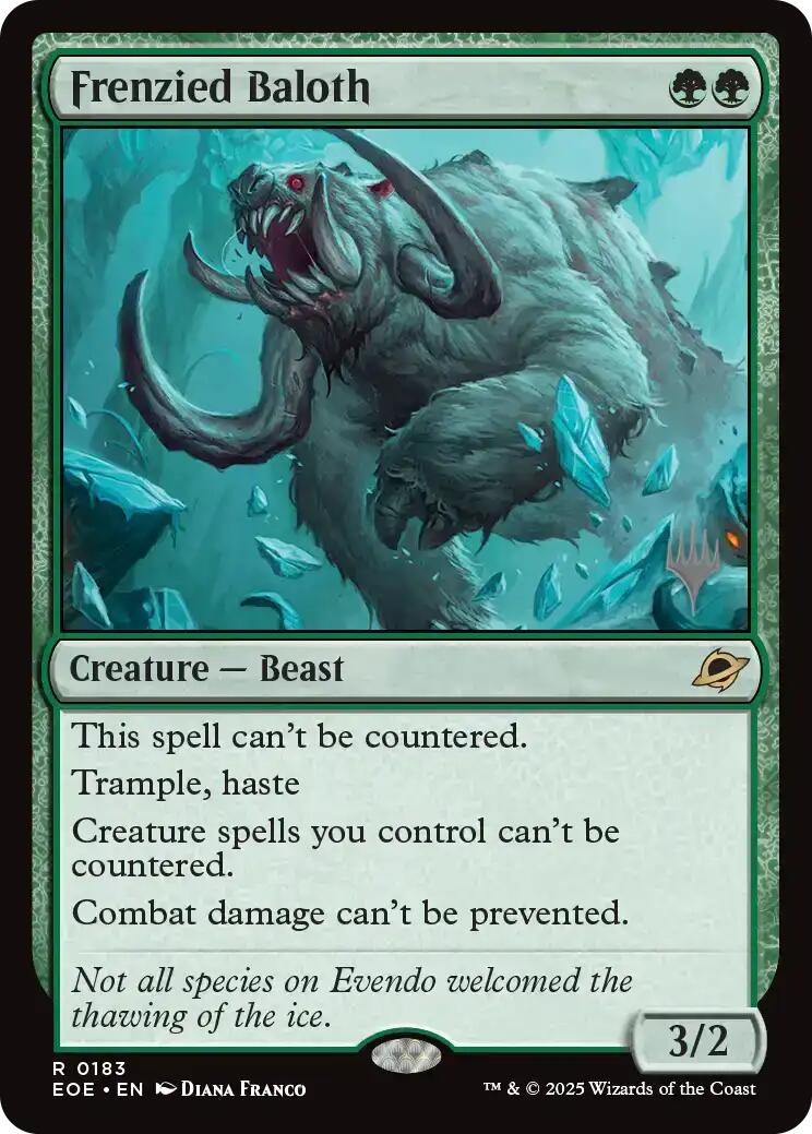 Frenzied Baloth [Edge of Eternities Promo Pack] | Good Games Modbury