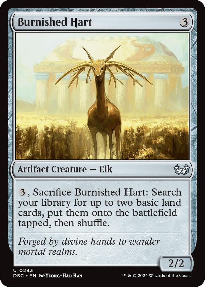 Burnished Hart 243 (Commander: Duskmourn: House of Horror)  | Good Games Modbury