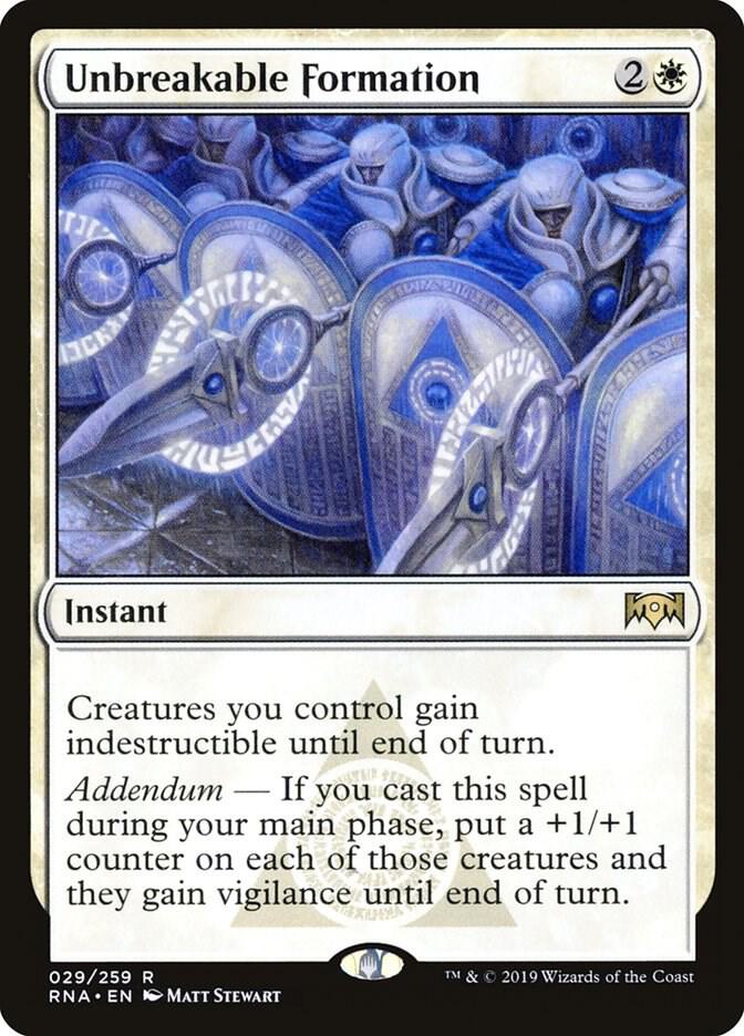 Unbreakable Formation 29/259 (Ravnica Allegiance)  | Good Games Modbury