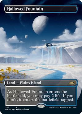 Hallowed Fountain Borderless 277/244 (Unfinity)  - Foil | Good Games Modbury