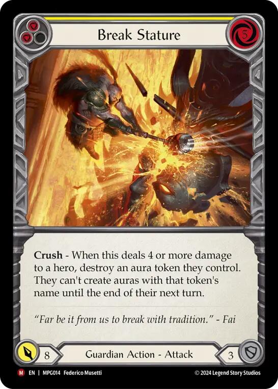 Break Stature [MPG014] (Mastery Pack Guardian)  Rainbow Foil | Good Games Modbury