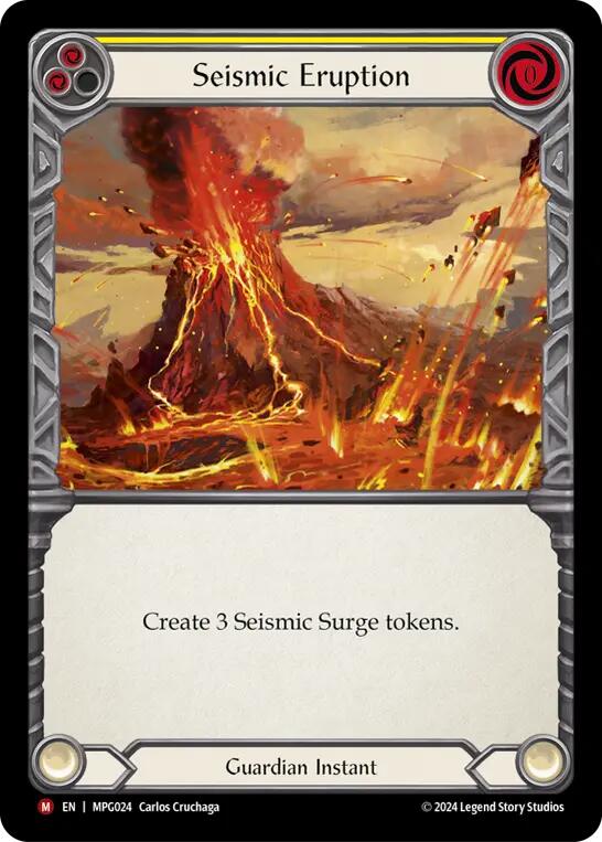 Seismic Eruption [MPG024] (Mastery Pack Guardian) | Good Games Modbury