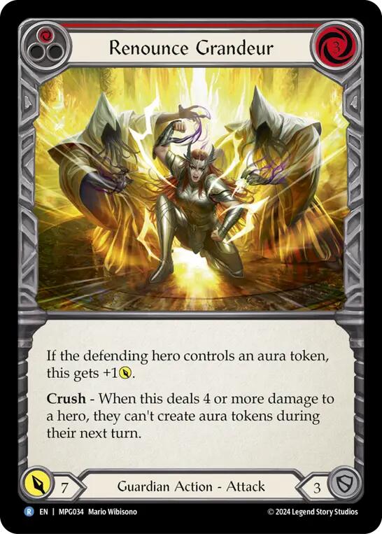 Renounce Grandeur [MPG034] (Mastery Pack Guardian)  Rainbow Foil | Good Games Modbury