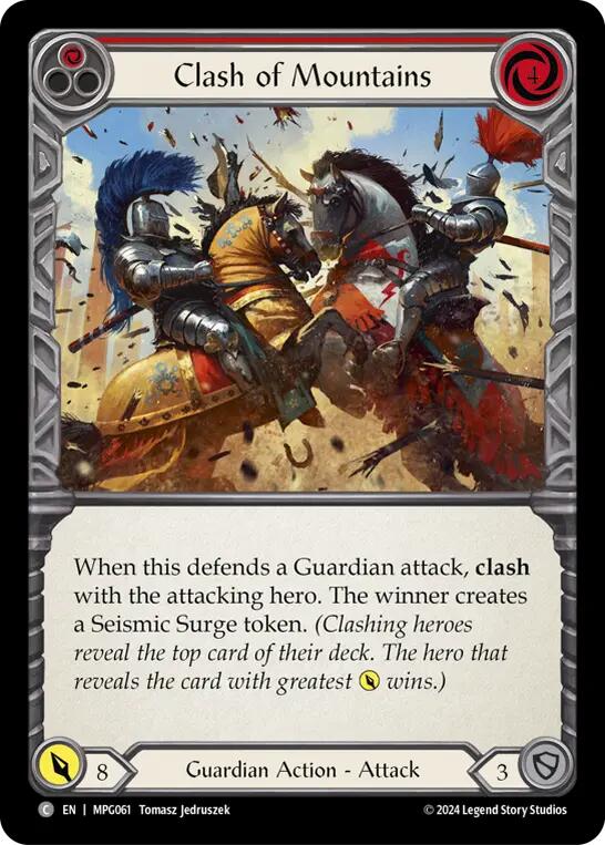 Clash of Mountains (Red) [MPG061] (Mastery Pack Guardian) | Good Games Modbury