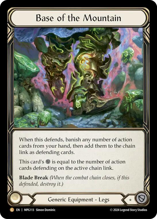 Base of the Mountain [MPG113] (Mastery Pack Guardian)  Rainbow Foil | Good Games Modbury