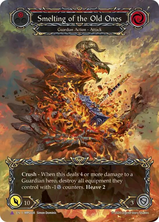 Smelting of the Old Ones Marvel Cold Foil) [MPG028] (Mastery Pack Guardian)  Cold Foil | Good Games Modbury