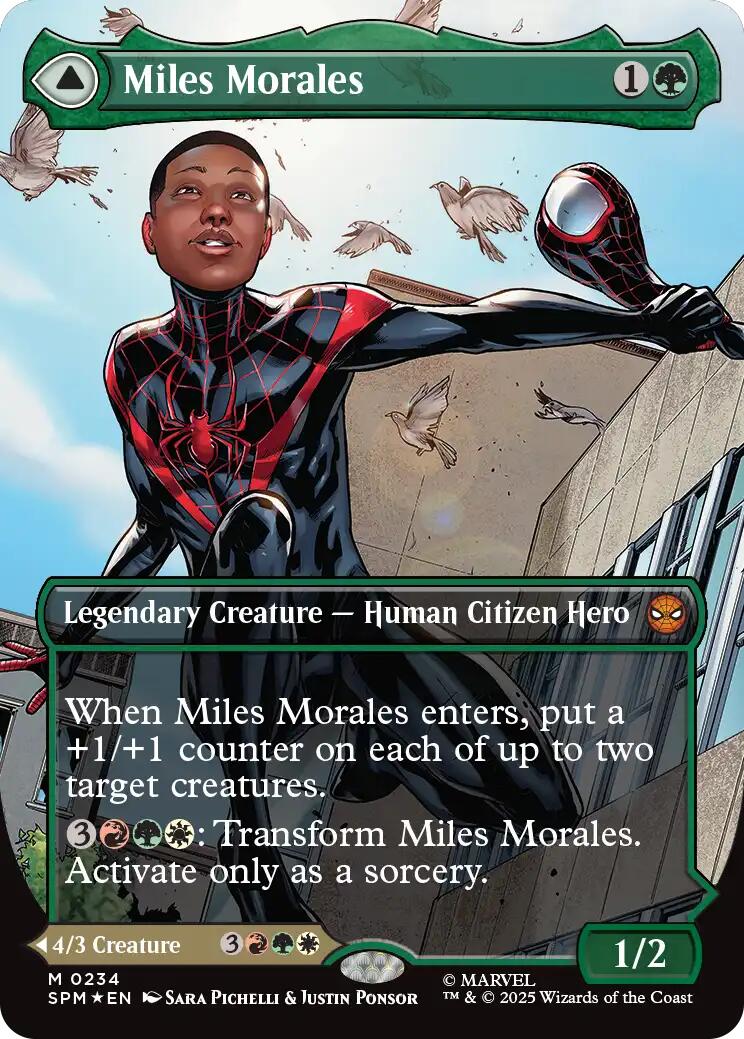 Miles Morales (0234) (Borderless) [Marvel's Spider-Man] | Good Games Modbury