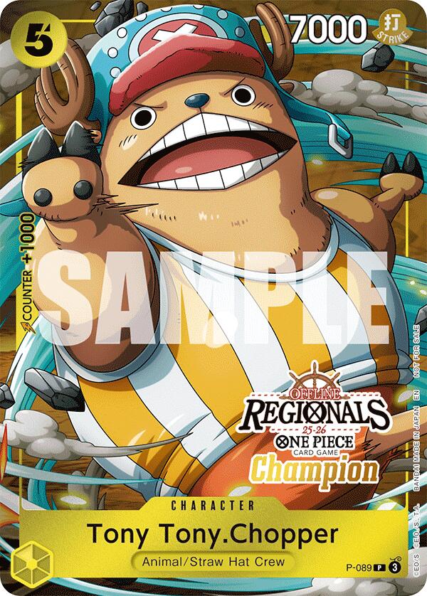Tony Tony.Chopper (Offline Regional Champion Card Set 2025 Vol.2) [One Piece Promotion Cards] | Good Games Modbury