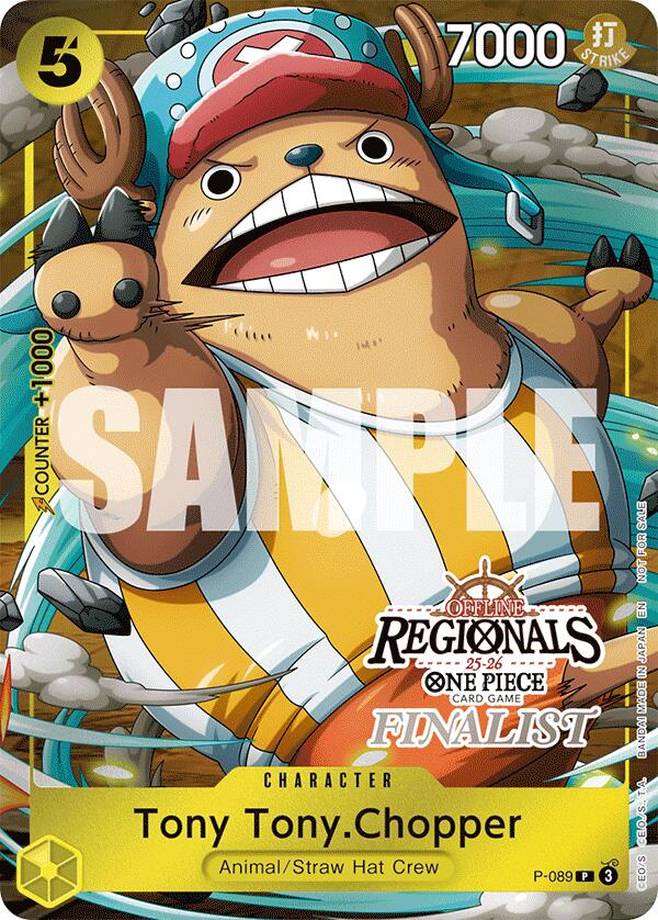 Tony Tony.Chopper (Offline Regional Finalist Card Set 2025 Vol.2) [One Piece Promotion Cards] | Good Games Modbury