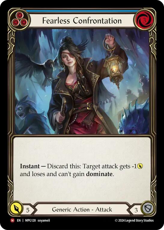 Fearless Confrontation [MPG128] (Mastery Pack Guardian)  Rainbow Foil | Good Games Modbury