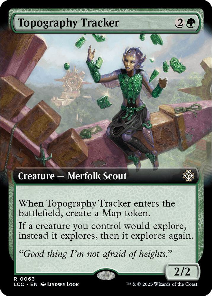Topography Tracker 63/370 (Commander: The Lost Caverns of Ixalan)  - Extended Art | Good Games Modbury