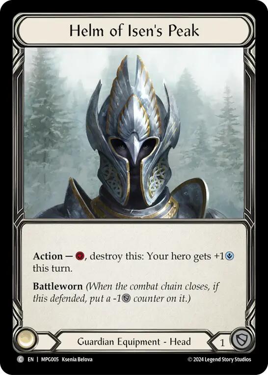 Helm of Isen's Peak [MPG005] (Mastery Pack Guardian) | Good Games Modbury
