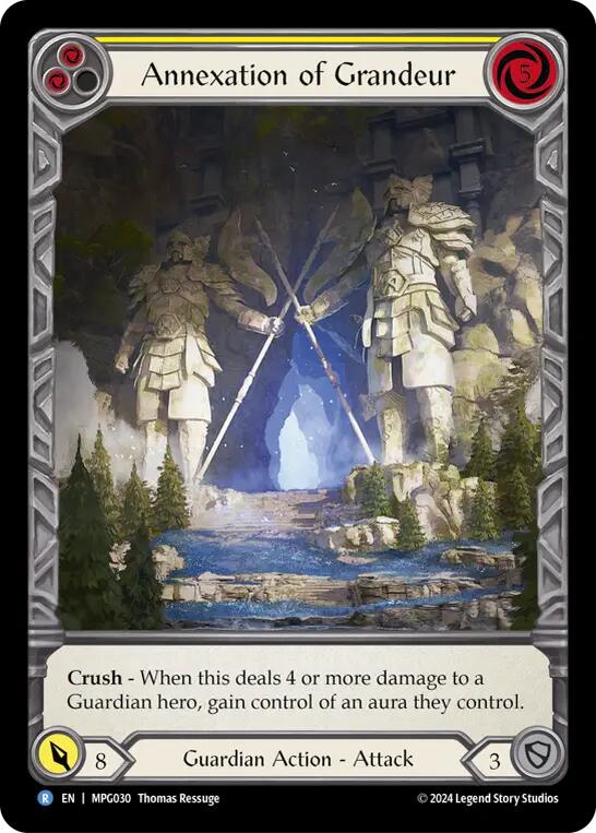 Annexation of Grandeur (Extended Art) [MPG030] (Mastery Pack Guardian)  Rainbow Foil | Good Games Modbury