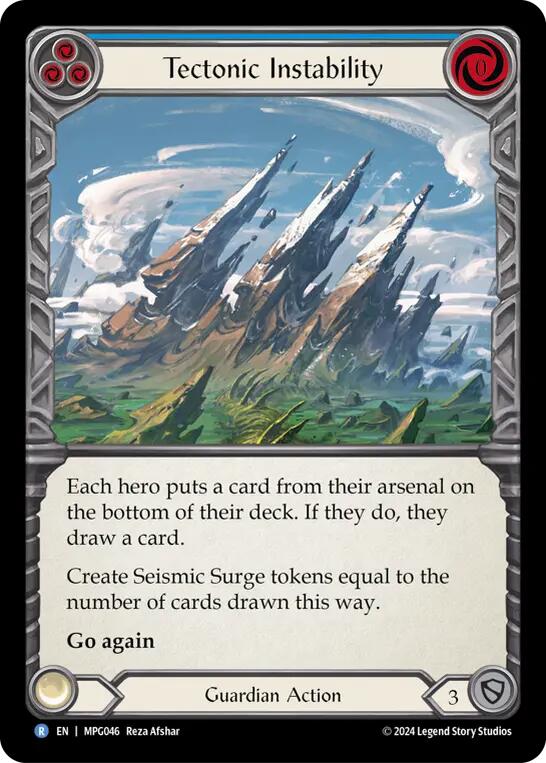 Tectonic Instability [MPG046] (Mastery Pack Guardian)  Rainbow Foil | Good Games Modbury