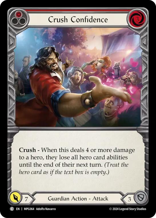 Crush Confidence (Red) [MPG064] (Mastery Pack Guardian) | Good Games Modbury