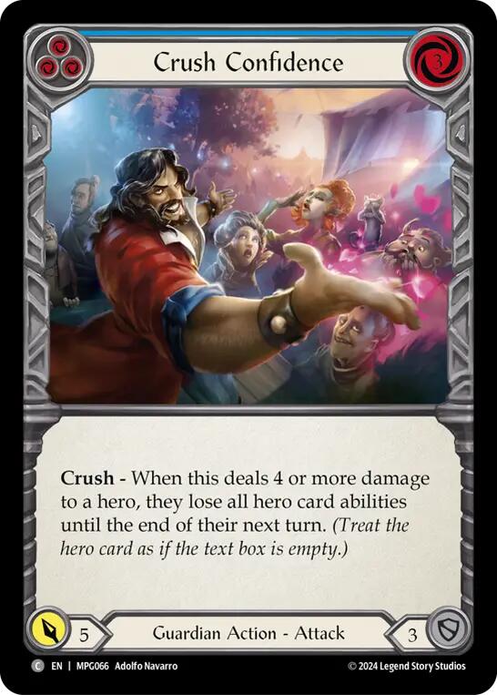 Crush Confidence (Blue) [MPG066] (Mastery Pack Guardian) | Good Games Modbury