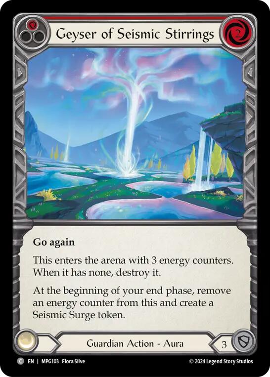 Geyser of Seismic Stirrings (Red) [MPG103] (Mastery Pack Guardian) | Good Games Modbury