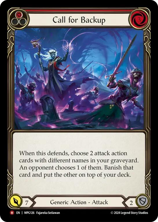 Call for Backup [MPG126] (Mastery Pack Guardian)  Rainbow Foil | Good Games Modbury