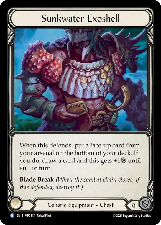 Sunkwater Exoshell [MPG115] (Mastery Pack Guardian)  Cold Foil | Good Games Modbury