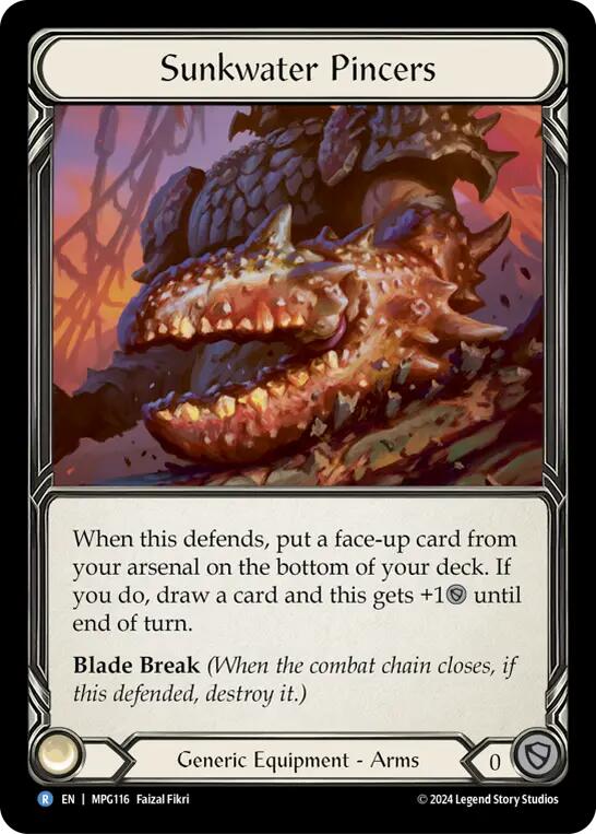 Sunkwater Pincers [MPG116] (Mastery Pack Guardian)  Cold Foil | Good Games Modbury