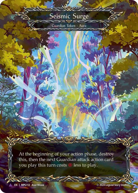 Seismic Surge (Forest) (Marvel) [MPG112] (Mastery Pack Guardian)  Cold Foil | Good Games Modbury