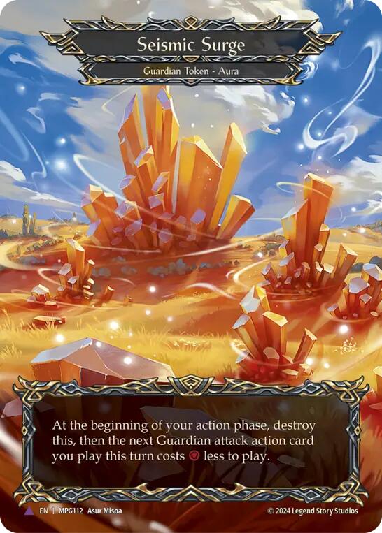 Seismic Surge (Crystal) (Marvel) [MPG112] (Mastery Pack Guardian)  Cold Foil | Good Games Modbury