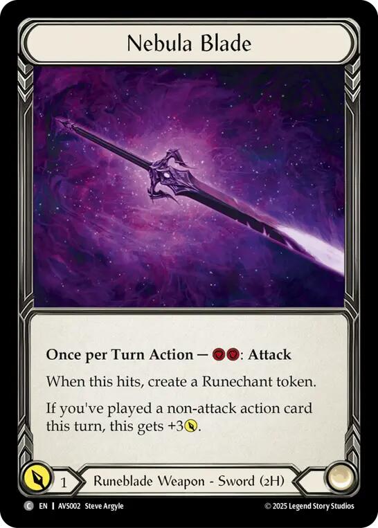 Nebula Blade [AVS002] (Armory Deck: Legends Viserai) | Good Games Modbury