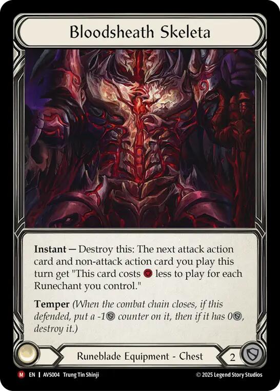 Bloodsheath Skeleta [AVS004] (Armory Deck: Legends Viserai) | Good Games Modbury