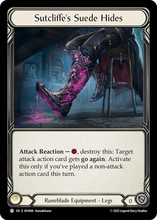 Sutcliffe's Suede Hides [AVS006] (Armory Deck: Legends Viserai) | Good Games Modbury
