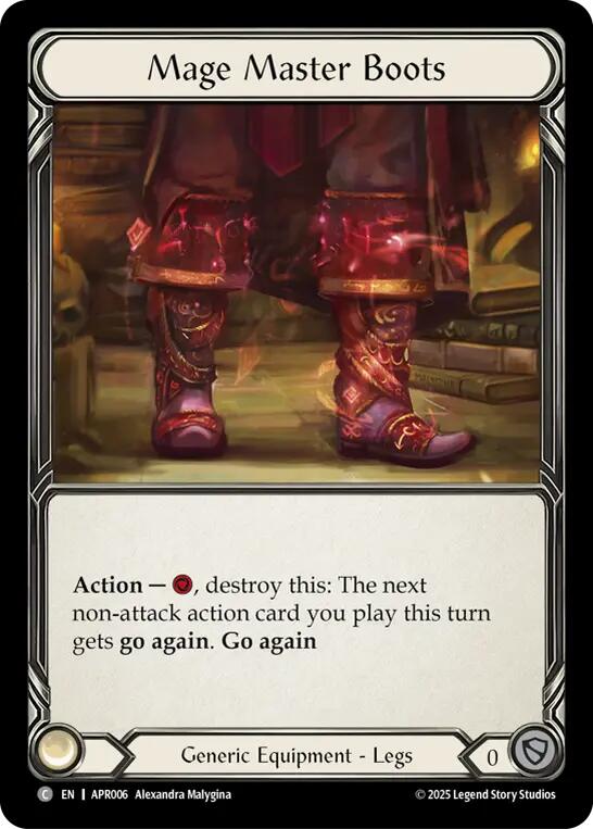 Mage Master Boots [APR006] (Armory Deck: Legends Prism) | Good Games Modbury