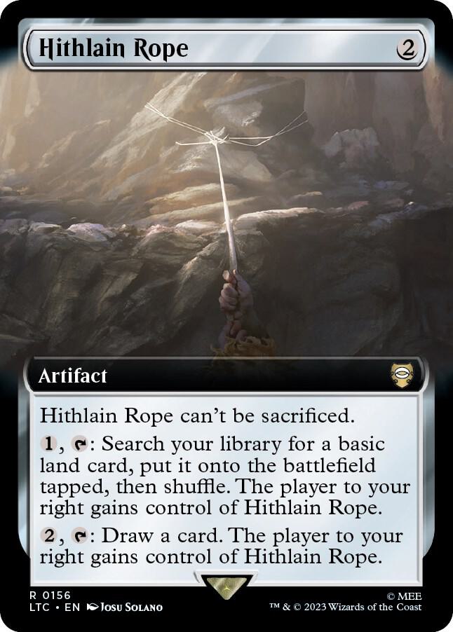Hithlain Rope 156 (Commander: The Lord of the Rings: Tales of Middle-earth)  - Extended Art | Good Games Modbury