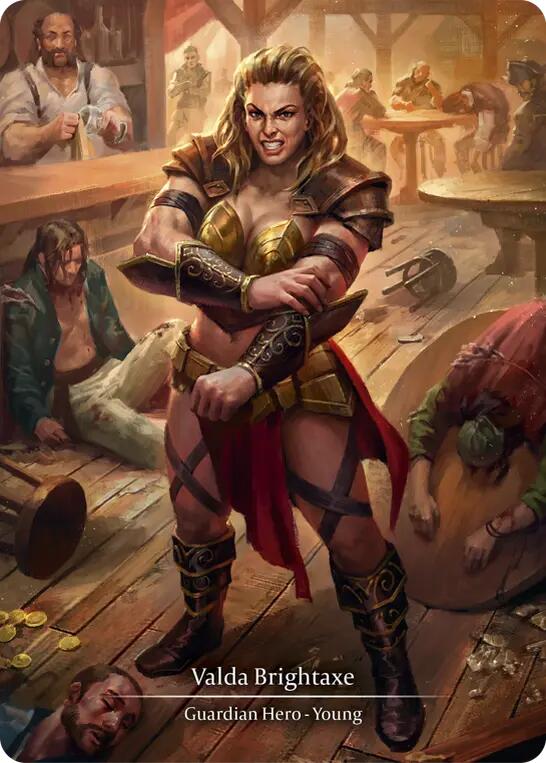 Valda Brightaxe (Marvel) [MPG002] (Mastery Pack Guardian)  Cold Foil | Good Games Modbury