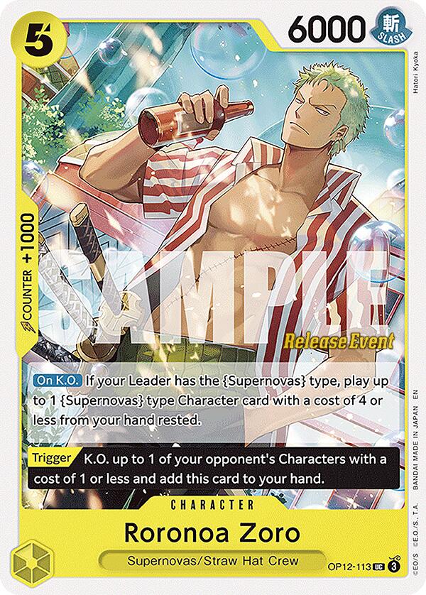 Roronoa Zoro [Legacy of the Master Release Event Cards] | Good Games Modbury