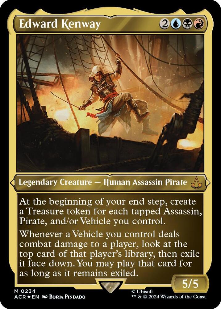 Edward Kenway 234 (Universes Beyond: Assassin's Creed)  - Etched Foil | Good Games Modbury