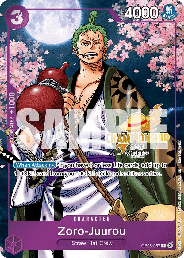 Zoro-Juurou (CS 25-26 Event Pack) [One Piece Promotion Cards] | Good Games Modbury