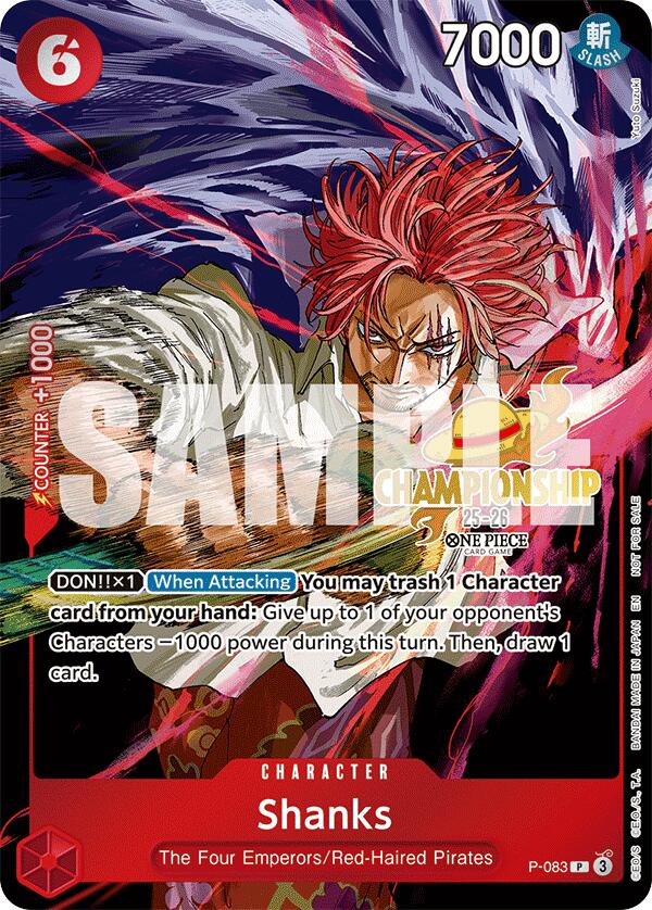 Shanks (CS 25-26 Event Pack) [One Piece Promotion Cards] | Good Games Modbury