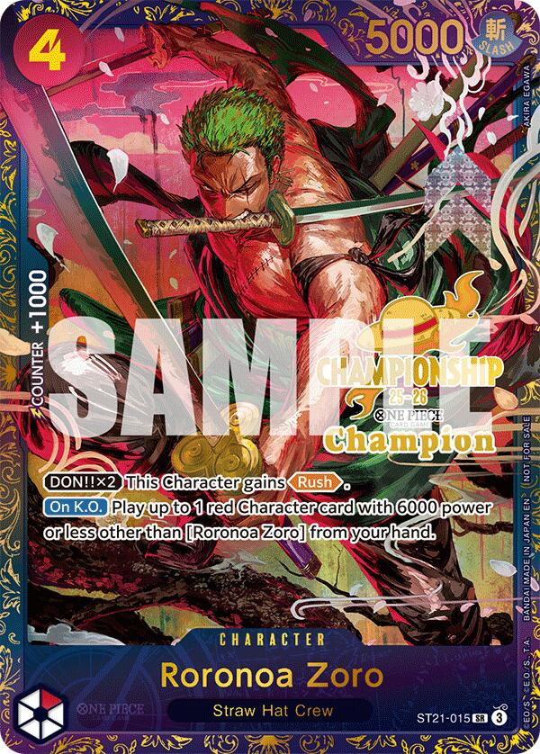 Roronoa Zoro (CS 25-26 1st Place) [One Piece Promotion Cards] | Good Games Modbury