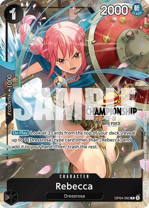 Rebecca (CS 25-26 Celebration Pack) [One Piece Promotion Cards] | Good Games Modbury