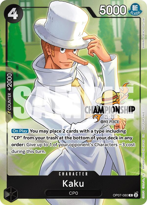 Kaku (CS 25-26 Celebration Pack) [One Piece Promotion Cards] | Good Games Modbury