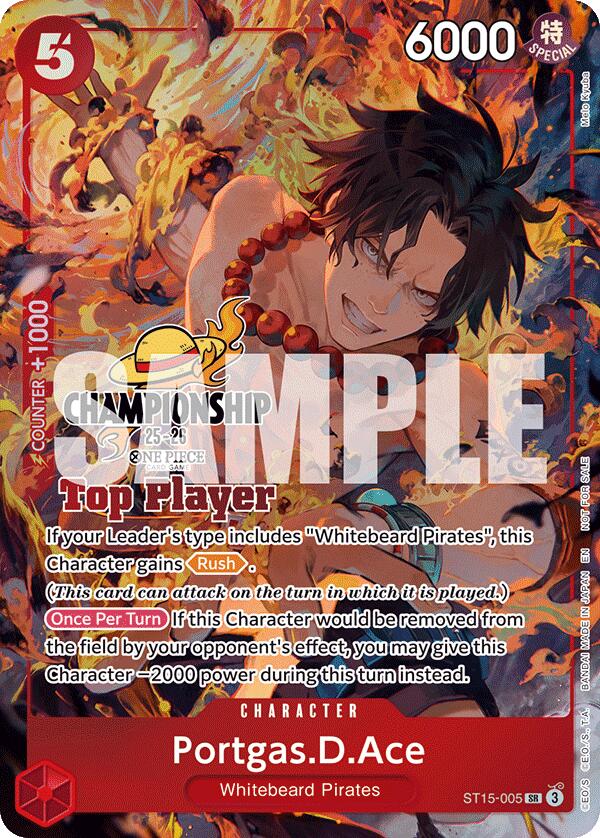 Portgas.D.Ace (CS 25-26 Top Player Pack) [One Piece Promotion Cards] | Good Games Modbury