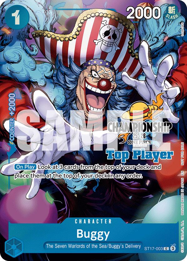 Buggy (CS 25-26 Top Player Pack) [One Piece Promotion Cards] | Good Games Modbury