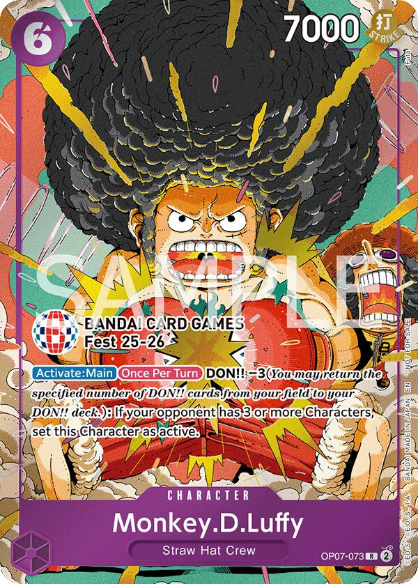 Monkey.D.Luffy (BANDAI Card Games Fest 25-26) [One Piece Promotion Cards] | Good Games Modbury