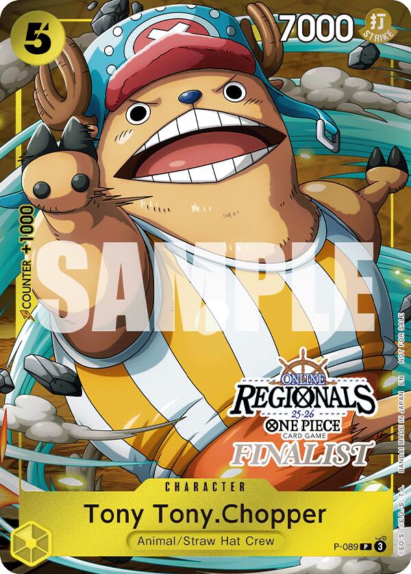 Tony Tony.Chopper (Online Regional Finalist Card Set 2025 Vol.2) [One Piece Promotion Cards] | Good Games Modbury