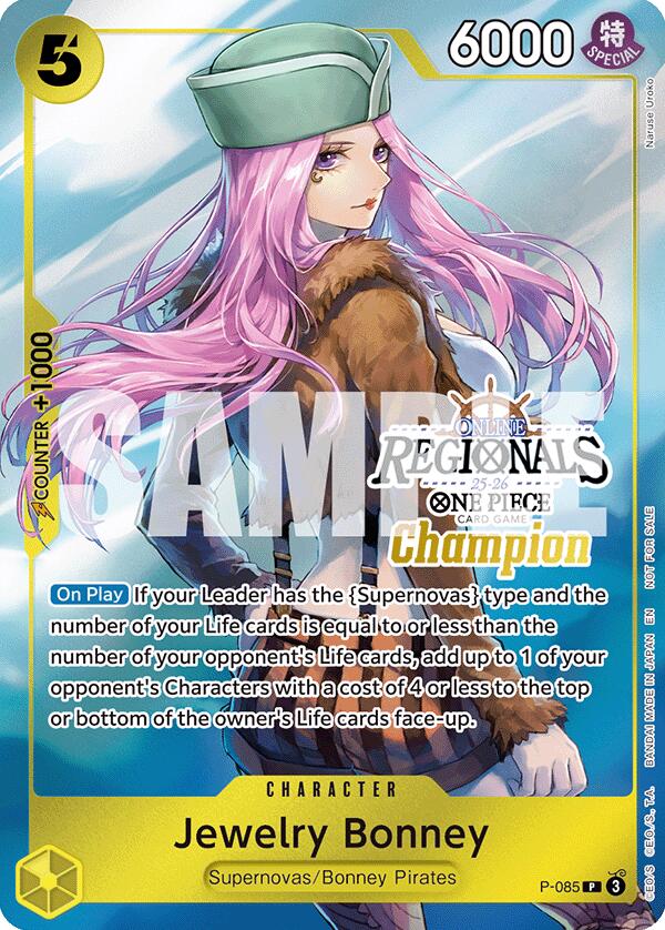 Jewelry Bonney (Online Regional Champion Card Set 2025 Vol.2) [One Piece Promotion Cards] | Good Games Modbury