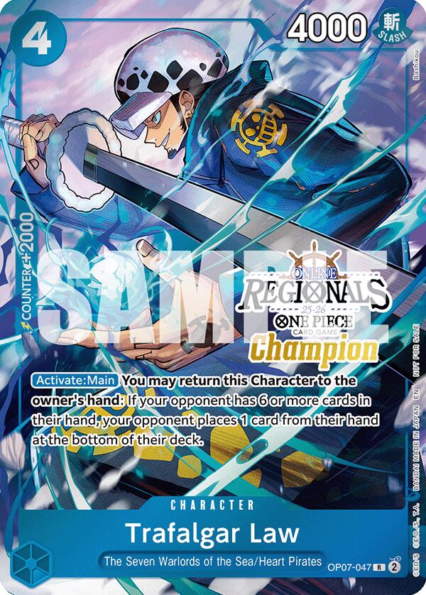 Trafalgar Law (Online Regional Champion Card Set 2025 Vol.2) [One Piece Promotion Cards] | Good Games Modbury
